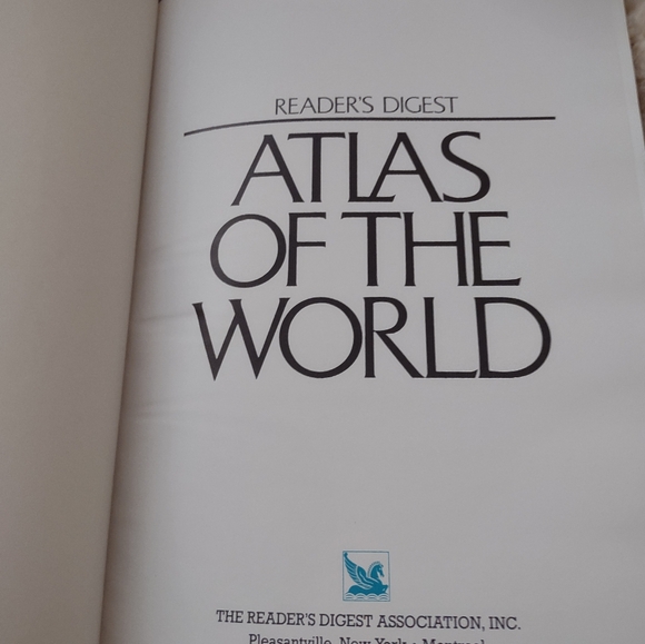 Atlas of the World hardcover book Readers Digest - Picture 4 of 16